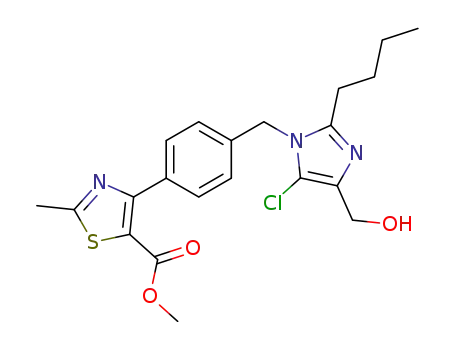 4-[4-(2-Butyl-5-chloro-4-hydroxymethyl-imidazol-1-ylmethyl)-phenyl]-2-methyl-thiazole-5-carboxylic acid methyl ester