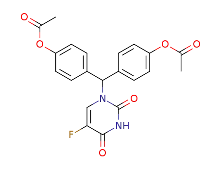 1-<bis(4-acetoxyphenyl)methyl>-5-fluorouracil