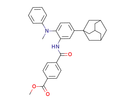 N-[5-Adamantan-1-yl-2-(methyl-phenyl-amino)-phenyl]-terephthalamic acid methyl ester