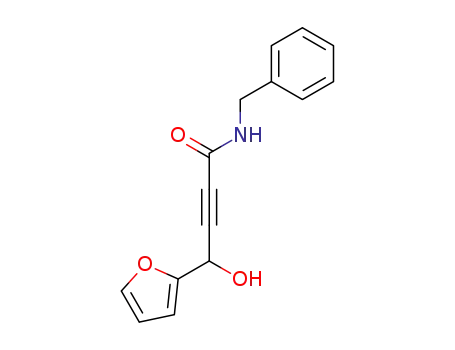 4-Furan-2-yl-4-hydroxy-but-2-ynoic acid benzylamide