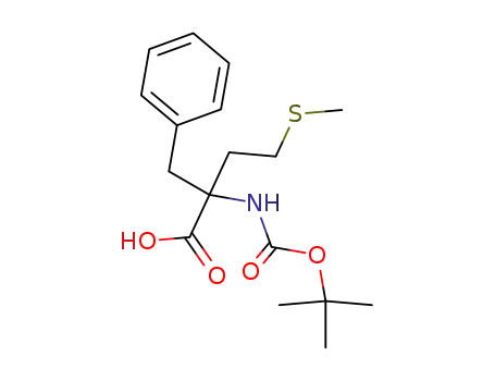 2-benzyl-2-<i>tert</i>-butoxycarbonylamino-4-methylsulfanyl-butyric acid