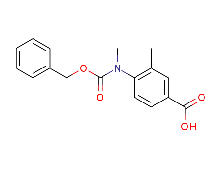 N-Carbobenzoxy-N-methyl-4-amino-3-methylbenzoic Acid