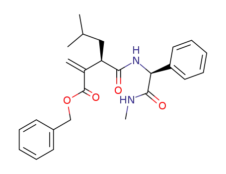 (R)-5-Methyl-3-[((S)-methylcarbamoyl-phenyl-methyl)-carbamoyl]-2-methylene-hexanoic acid benzyl ester