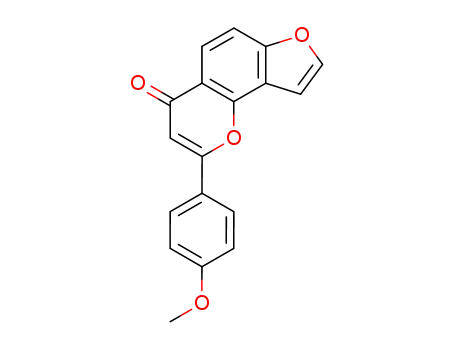 2-(4-Methoxyphenyl)-4H-furo[2,3-h]-1-benzopyran-4-one