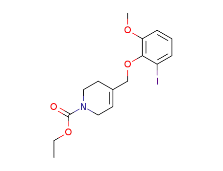 4-(2-Iodo-6-methoxy-phenoxymethyl)-3,6-dihydro-2H-pyridine-1-carboxylic acid ethyl ester