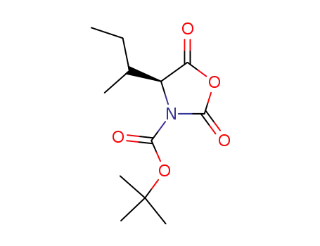 Molecular Structure of 145929-76-6 (BOC-ILE-N-CARBOXYANHYDRIDE)