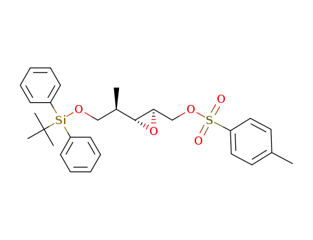 Toluene-4-sulfonic acid (2R,3R)-3-[(R)-2-(tert-butyl-diphenyl-silanyloxy)-1-methyl-ethyl]-oxiranylmethyl ester