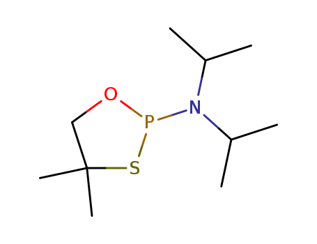 1,3,2-Oxathiaphospholan-2-amine, 4,4-dimethyl-N,N-bis(1-methylethyl)- CAS No  145498-59-5
