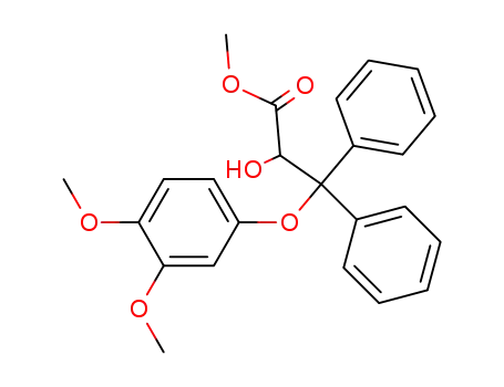 3-(3,4-dimethoxy-phenoxy)-2-hydroxy-3,3-diphenyl-propionic acid methyl ester