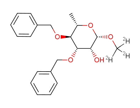 (2H3)methyl 3,4-di-O-benzyl-β-L-rhamnopyranoside