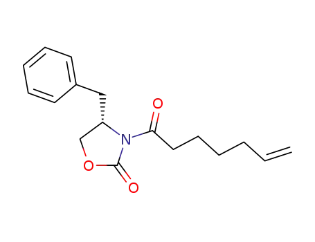 2-Oxazolidinone, 3-(1-oxo-6-heptenyl)-4-(phenylmethyl)-, (4S)-