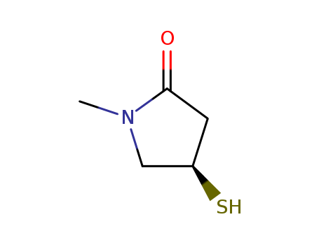 2-PYRROLIDIN-1-YLNE,4-MERCAPTO-1-METHYL-,(4R)-