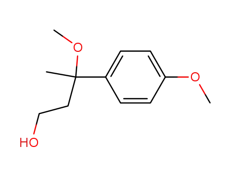 3-(4-methoxyphenyl)-3-methoxybutan-1-ol