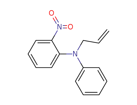Molecular Structure of 181861-34-7 (N-(2-nitrophenyl)-N-(prop-2-enyl)aniline)