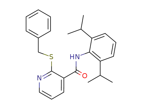 2-Benzylsulfanyl-N-(2,6-diisopropyl-phenyl)-nicotinamide