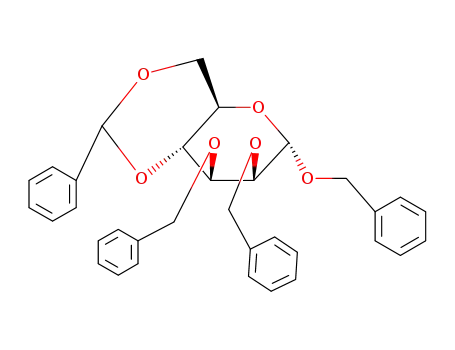 4,6-Di-O-benzylidene-1,2,3-tri-O-benzyl-α-D-mannopyranose