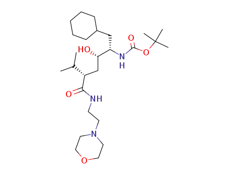 [(1S,2S,4S)-1-Cyclohexylmethyl-2-hydroxy-5-methyl-4-(2-morpholin-4-yl-ethylcarbamoyl)-hexyl]-carbamic acid tert-butyl ester