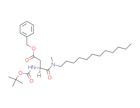 N<sup>α</sup>-tert-butyloxycarbonyl-β-benzylester N-methyldodecyl-L-aspartamide