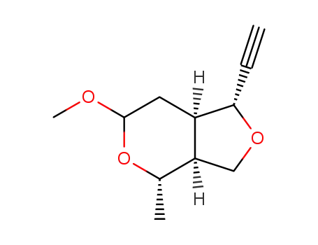 (1R,3aS,4S,7aR)-1-Ethynyl-6-methoxy-4-methyl-hexahydro-furo[3,4-c]pyran