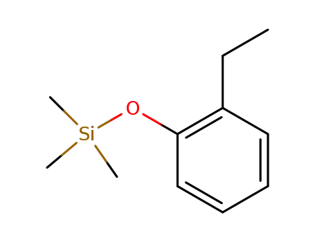 Molecular Structure of 17993-88-3 (o-Ethylphenyl-trimethylsilylether)