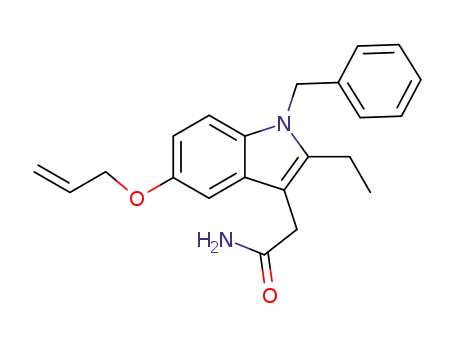 2-(5-Allyloxy-1-benzyl-2-ethyl-1H-indol-3-yl)-acetamide