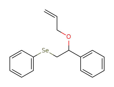 Molecular Structure of 185421-42-5 (Benzene, [[2-phenyl-2-(2-propenyloxy)ethyl]seleno]-)