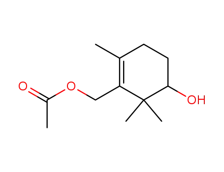 Acetic acid 5-hydroxy-2,6,6-trimethyl-cyclohex-1-enylmethyl ester