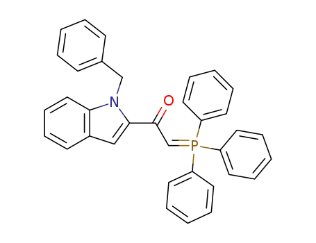 1-(1-Benzyl-1H-indol-2-yl)-2-(triphenyl-λ<sup>5</sup>-phosphanylidene)-ethanone