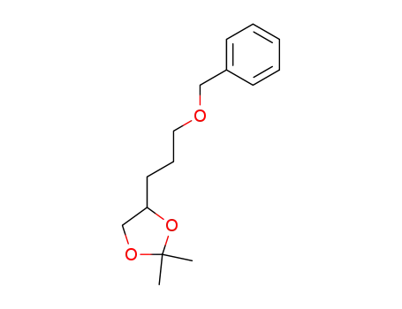 Molecular Structure of 4568-67-6 (4-[3-(benzyloxy)propyl]-2,2-dimethyl-1,3-dioxolane)