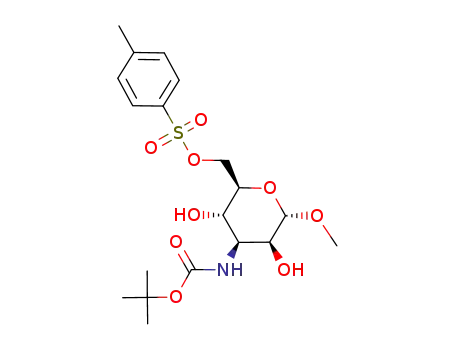 methyl 3-tert-butoxycarbonylamino-3-deoxy-6-O-p-toluenesulfonyl-α-D-mannopyranoside
