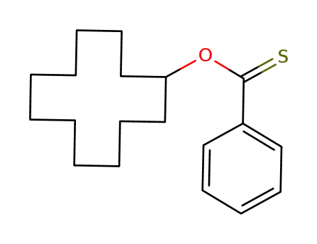 Molecular Structure of 222965-38-0 (Benzenecarbothioic acid, O-cyclododecyl ester)