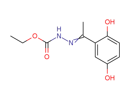 2,5-dihydroxyacetophenone ethoxycarbonylhydrazone
