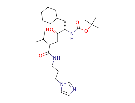 [(1S,2S,4S)-1-Cyclohexylmethyl-2-hydroxy-4-(3-imidazol-1-yl-propylcarbamoyl)-5-methyl-hexyl]-carbamic acid tert-butyl ester