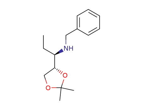 Benzyl-[(R)-1-((S)-2,2-dimethyl-[1,3]dioxolan-4-yl)-propyl]-amine