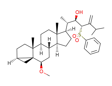 22R-hydroxy-6β-methoxy-23S-benzenesulfonyl-3α,5-cyclo-5α-ergost-24(28)-ene