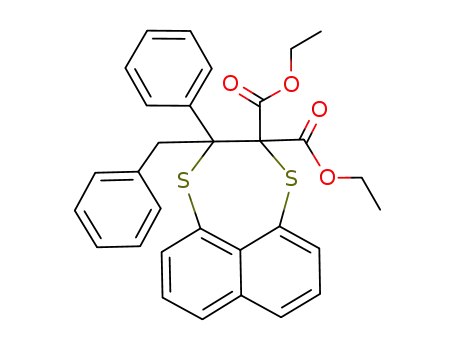 9-Benzyl-9-phenyl-7,10-dithia-cyclohepta[de]naphthalene-8,8-dicarboxylic acid diethyl ester