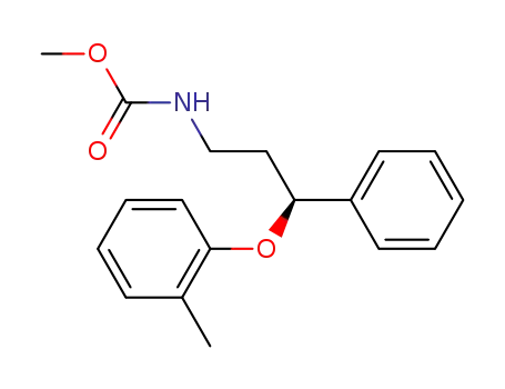 Molecular Structure of 1026470-67-6 (((S)-3-Phenyl-3-o-tolyloxy-propyl)-carbamic acid methyl ester)