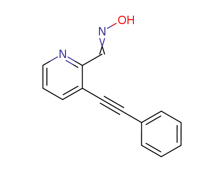 3-Phenylethynyl-pyridine-2-carbaldehyde oxime