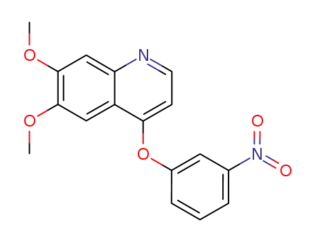 Quinoline, 6,7-dimethoxy-4-(3-nitrophenoxy)-