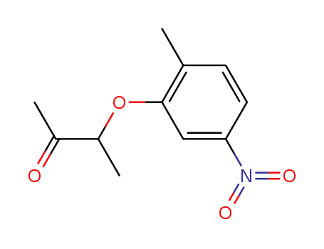 Molecular Structure of 203940-76-5 (1-methyl-2-(1-methyl-2-oxoprop-1-yloxy)-4-nitrobenzene)