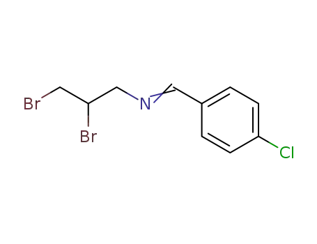 1-Propanamine, 2,3-dibromo-N-[(4-chlorophenyl)methylene]-