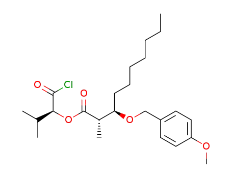 (2S,3R)-3-(4-Methoxy-benzyloxy)-2-methyl-decanoic acid (S)-1-chlorocarbonyl-2-methyl-propyl ester