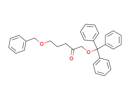 5-benzyloxy-1-triphenylmethyloxy-2-pentanone