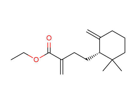 4-((S)-2,2-Dimethyl-6-methylene-cyclohexyl)-2-methylene-butyric acid ethyl ester