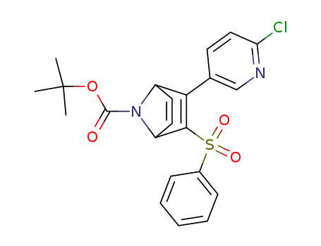 7-(tert-butoxycarbonyl)-2-(2-chloro-5-pyridyl)-3-(phenylsulfonyl)-7-azabicyclo<2.2.1>heptane-2,5-diene