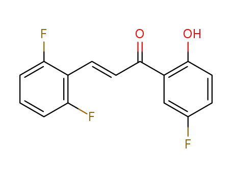 Molecular Structure of 224294-27-3 (3-(2,6-difluorophenyl)-1-(5-fluoro-2-hydroxyphenyl)-2-propen-1-one)
