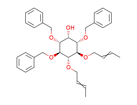 1D-1,3,6-tri-O-benzyl-4,5-di-O-(but-2-enyl)-myo-inositol