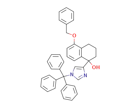 4-{1-[5-(benzyloxy)-1-hydroxy]-1,2,3,4-tetrahydronaphthyl}-N-(triphenylmethyl)imidazole
