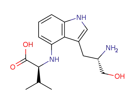 (S)-2-[3-((S)-2-Amino-3-hydroxy-propyl)-1H-indol-4-ylamino]-3-methyl-butyric acid