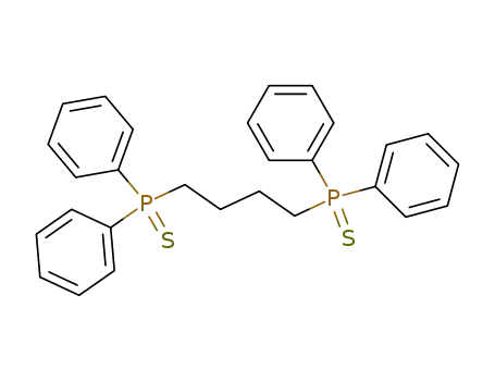 Molecular Structure of 61894-26-6 (Phosphine sulfide, 1,4-butanediylbis[diphenyl-)